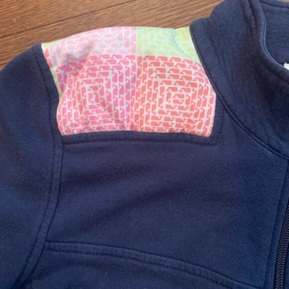 Vineyard vines women’s navy patchwork shep shirt - Picture 5 of 7